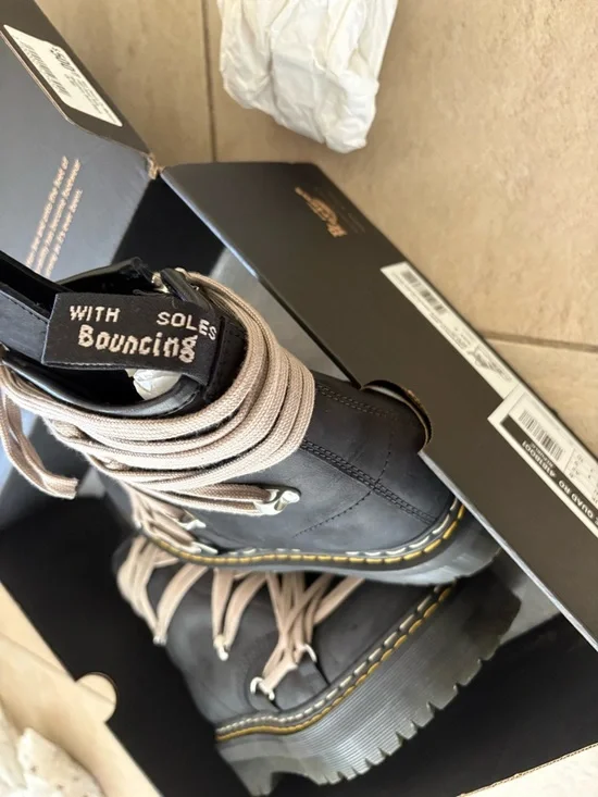 Rick Owen x Dr. Martens 1460 Quad Sole Megalace boots - Picture 5 of 7